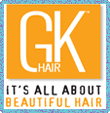 Global Keratin 'it's all about beautiful hair' product logo.